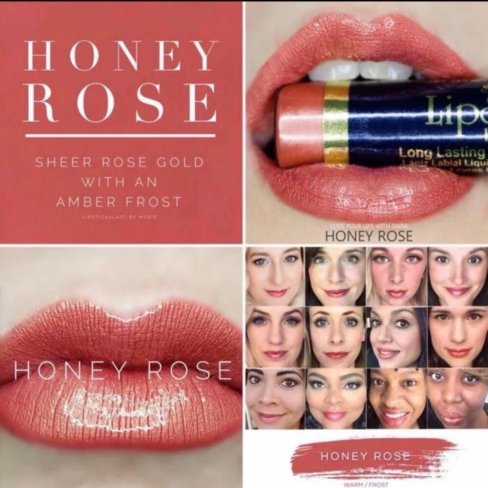 Lipsense Senegence Bundle of 5 NEW Honey Rose, Razzberry, Black Cherry + More - Picture 4 of 6